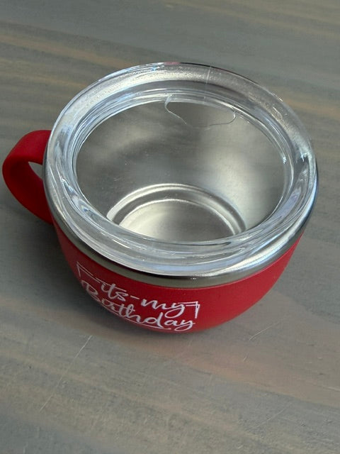 Shot Glass 3oz Mini Tumbler w/Lid