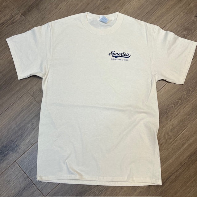 America, Home of the Free Because of the Brave Indian Lake T-Shirt