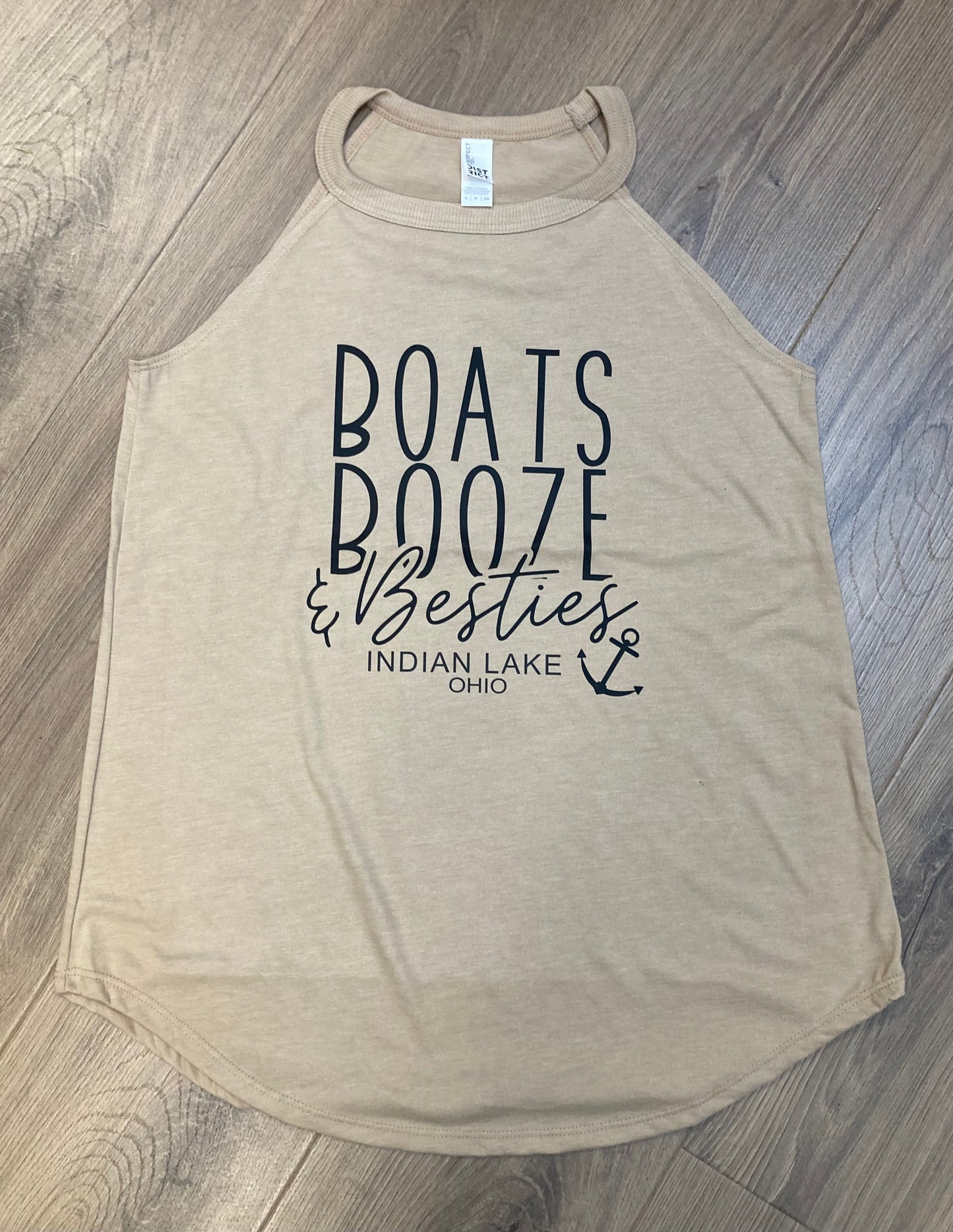 Boats Booze and Besties Tank