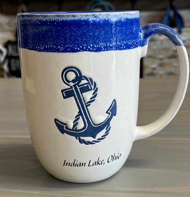 Indian Lake Anchor Dipped Coffee Mug