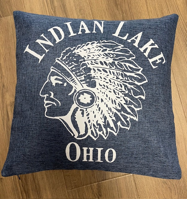 Indian Lake Chief Pillow 18x18