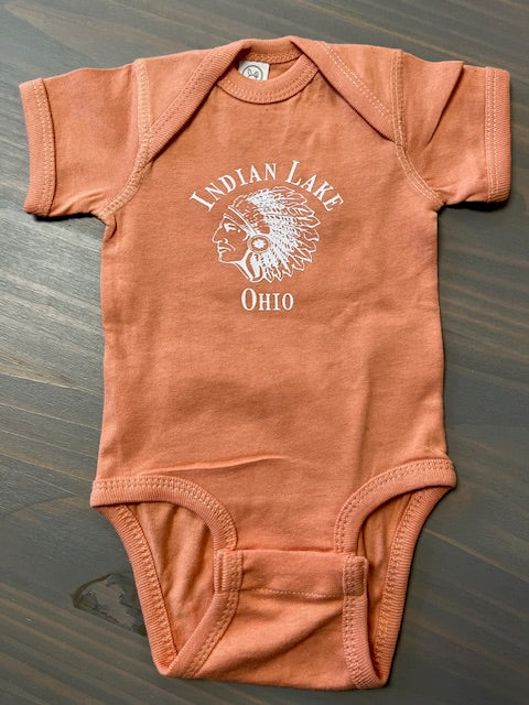 Indian Lake Chief Short Sleeve Onesie