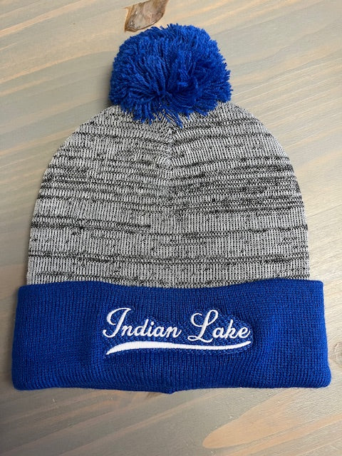 Indian Lake Heather Pom Pom Beanie
