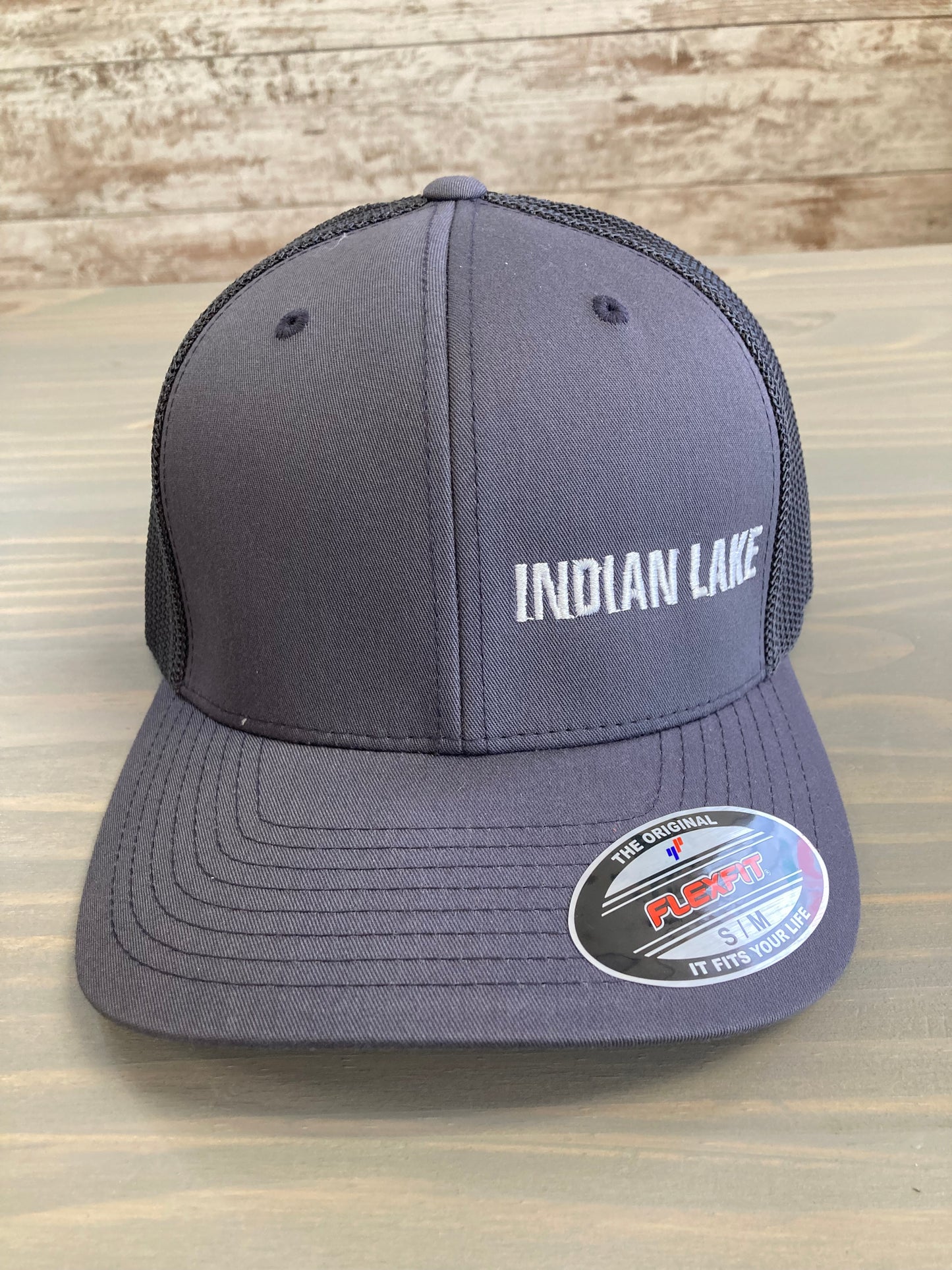 Indian Lake Flex Fit Mesh Ball Cap