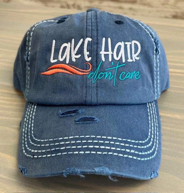 Lake Hair Don't Care Ball Cap