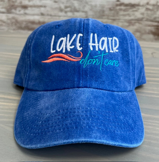 Lake Hair Don't Care Ball Cap