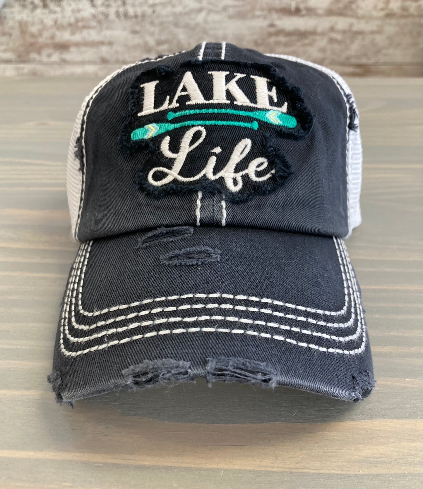 Ball Cap Vintage Trucker Style - Lake Life
