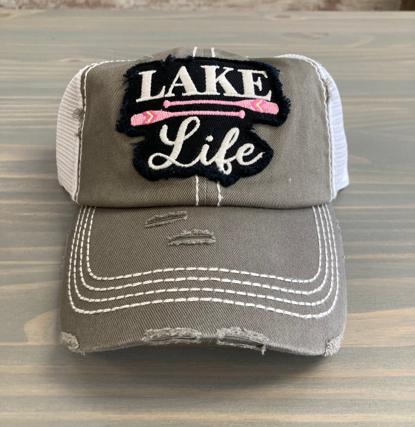 Ball Cap Vintage Trucker Style - Lake Life