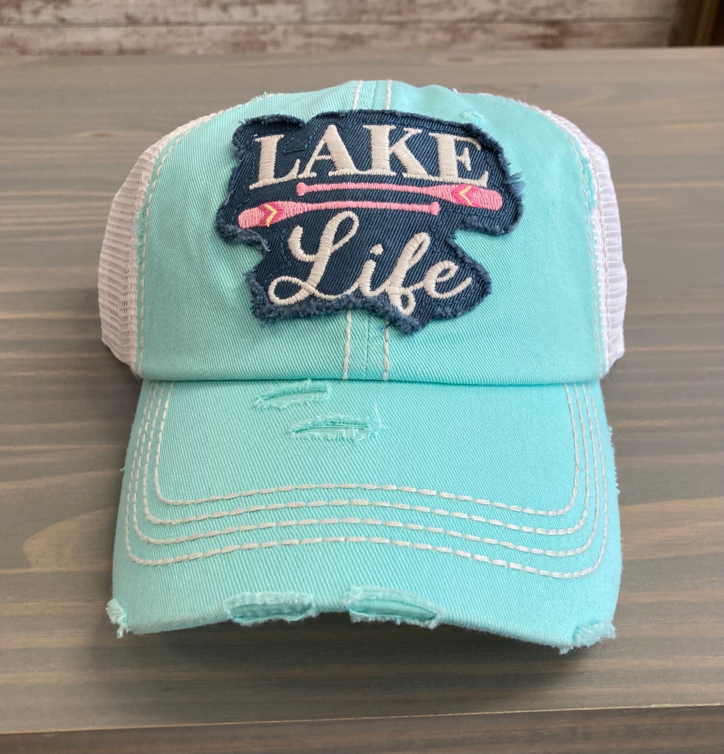 Ball Cap Vintage Trucker Style - Lake Life
