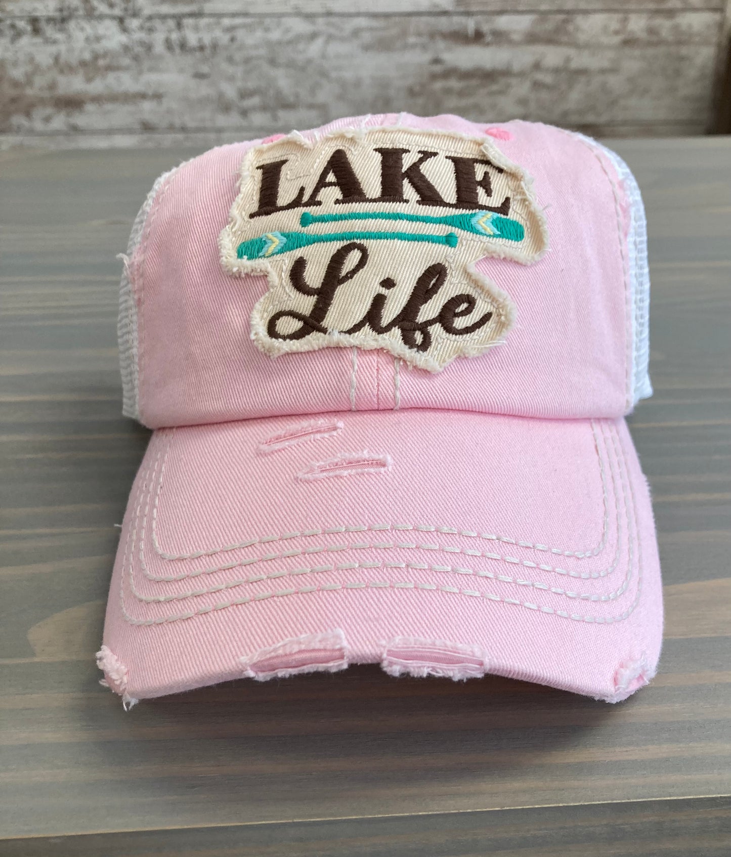 Ball Cap Vintage Trucker Style - Lake Life