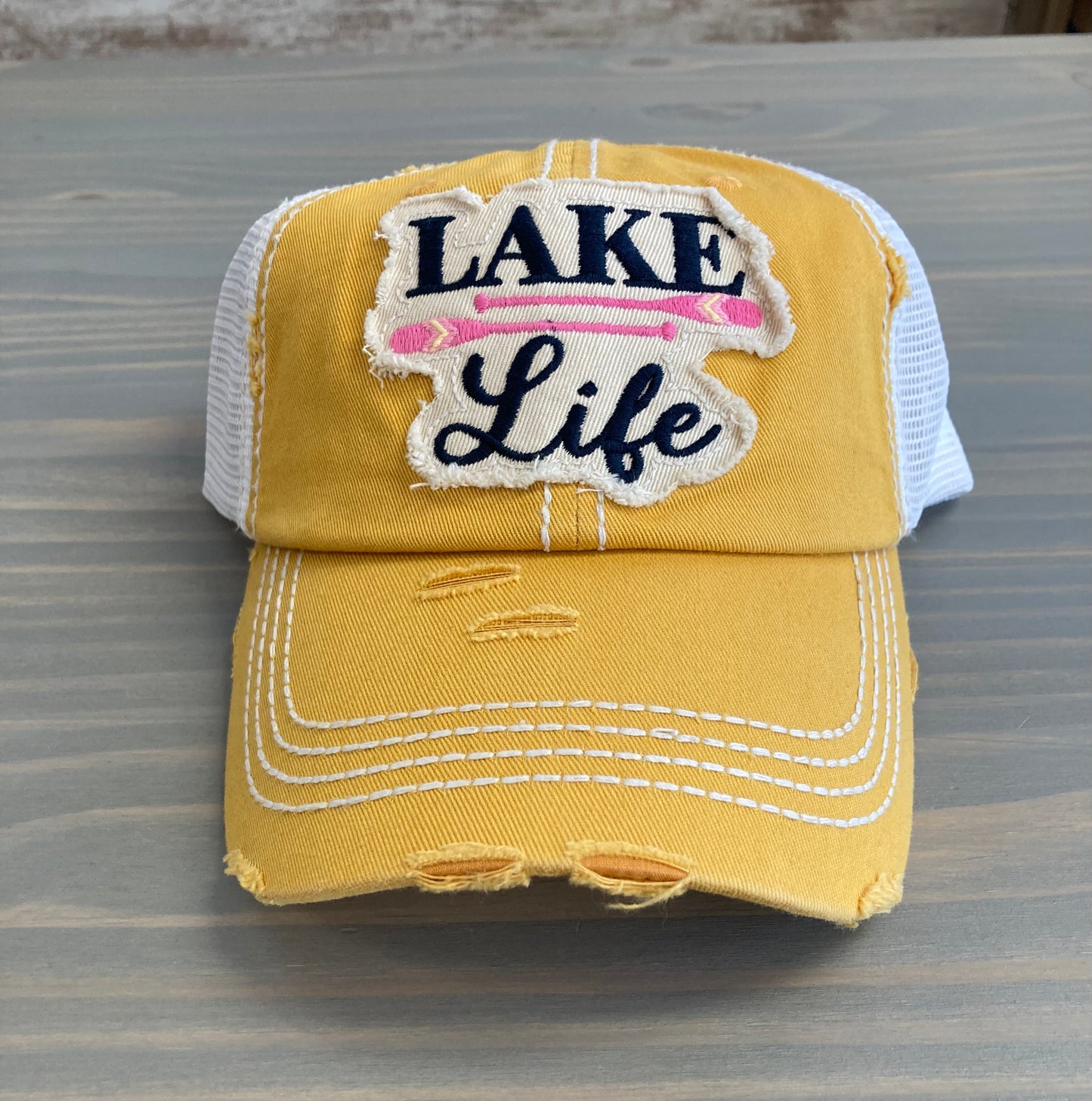 Ball Cap Vintage Trucker Style - Lake Life