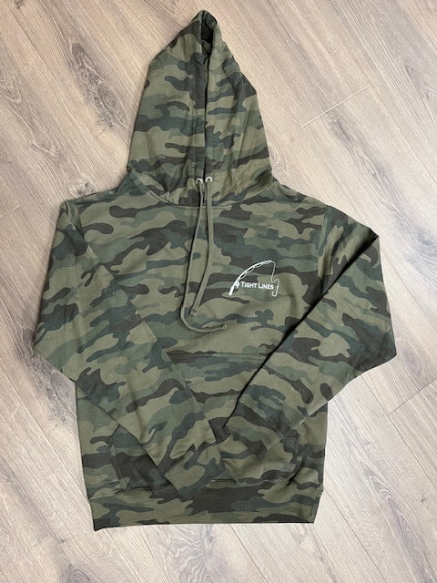 Life is Better at the Lake Camo Fishing Hoodie
