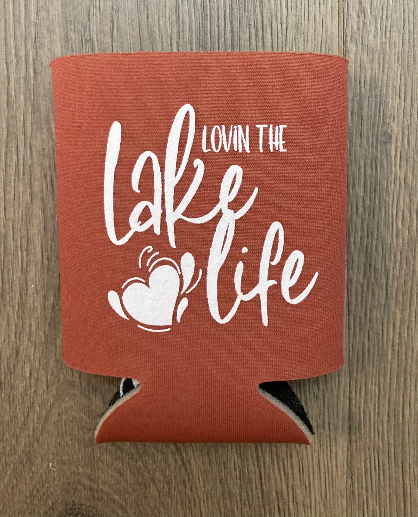 Lovin the Lake Life Indian Lake Koozie