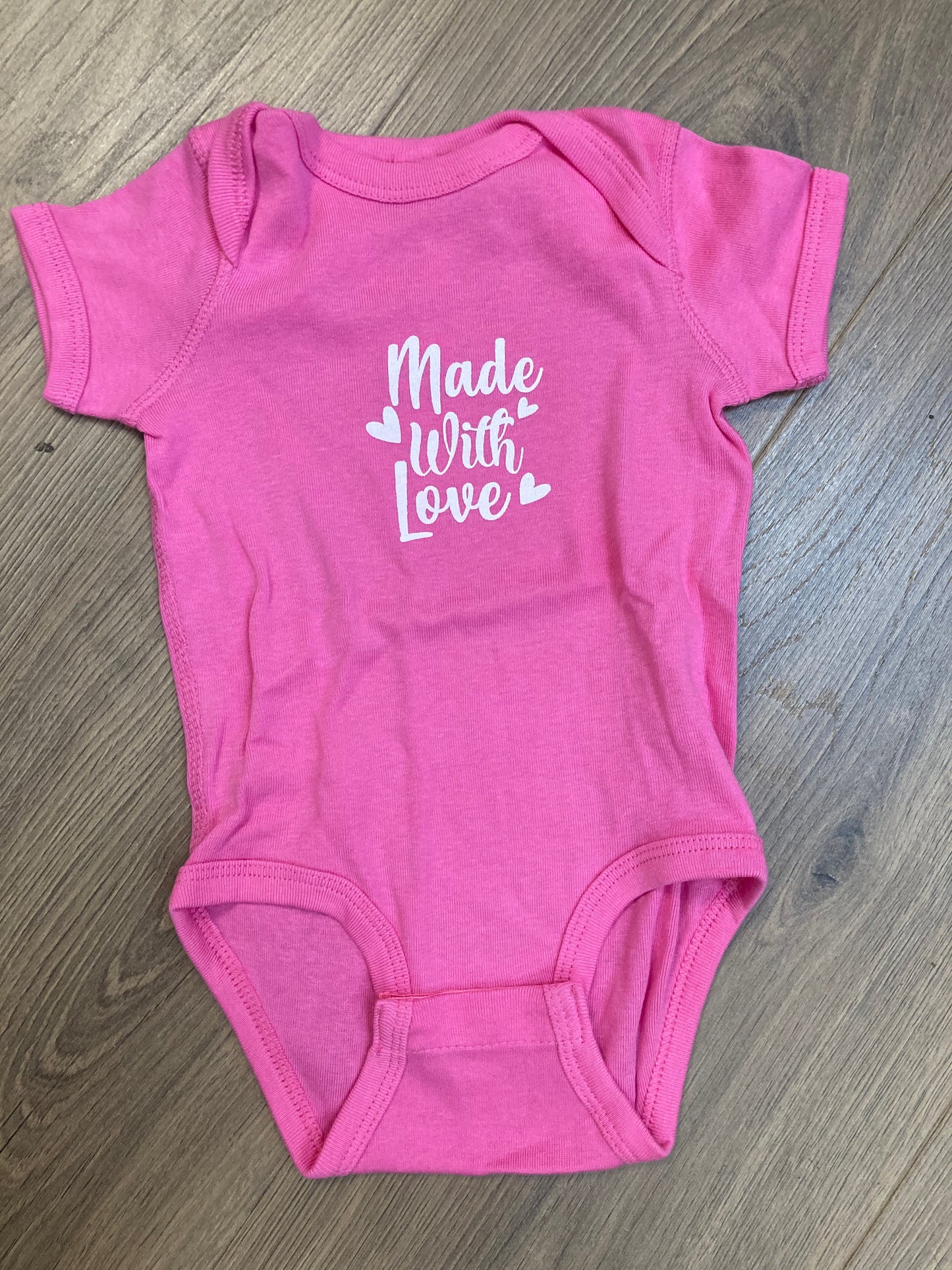 Made With Love Onesie Short Sleeve