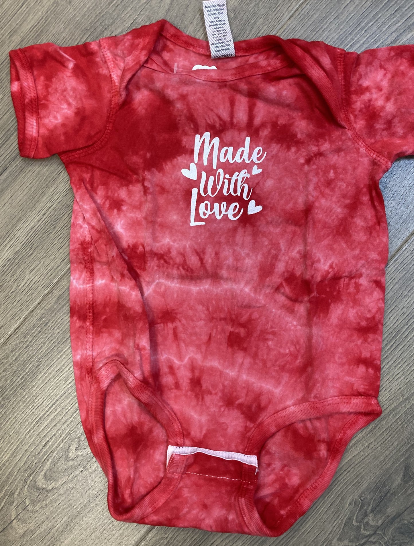 Made With Love Onesie Short Sleeve