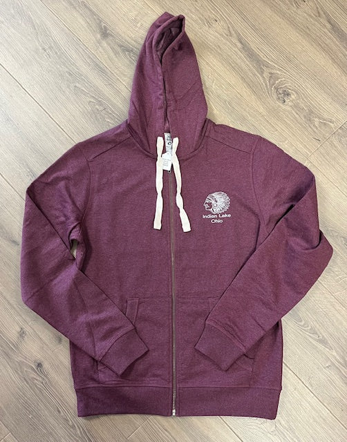 Indian Lake Chief Zip Up Hoodie