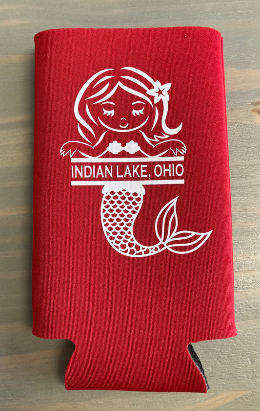 Mermaid Indian Lake Water Bottle Koozie