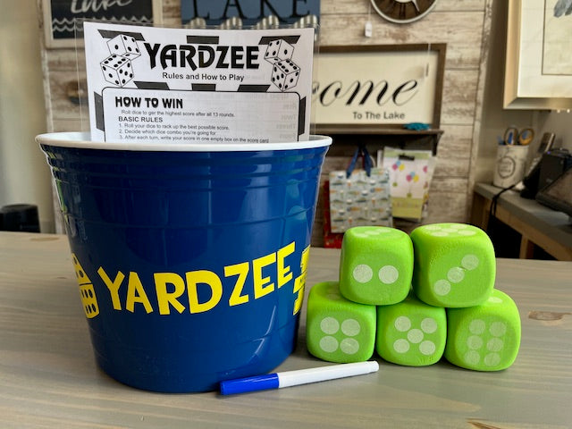 Yardzee Solo Cup Lawn Game