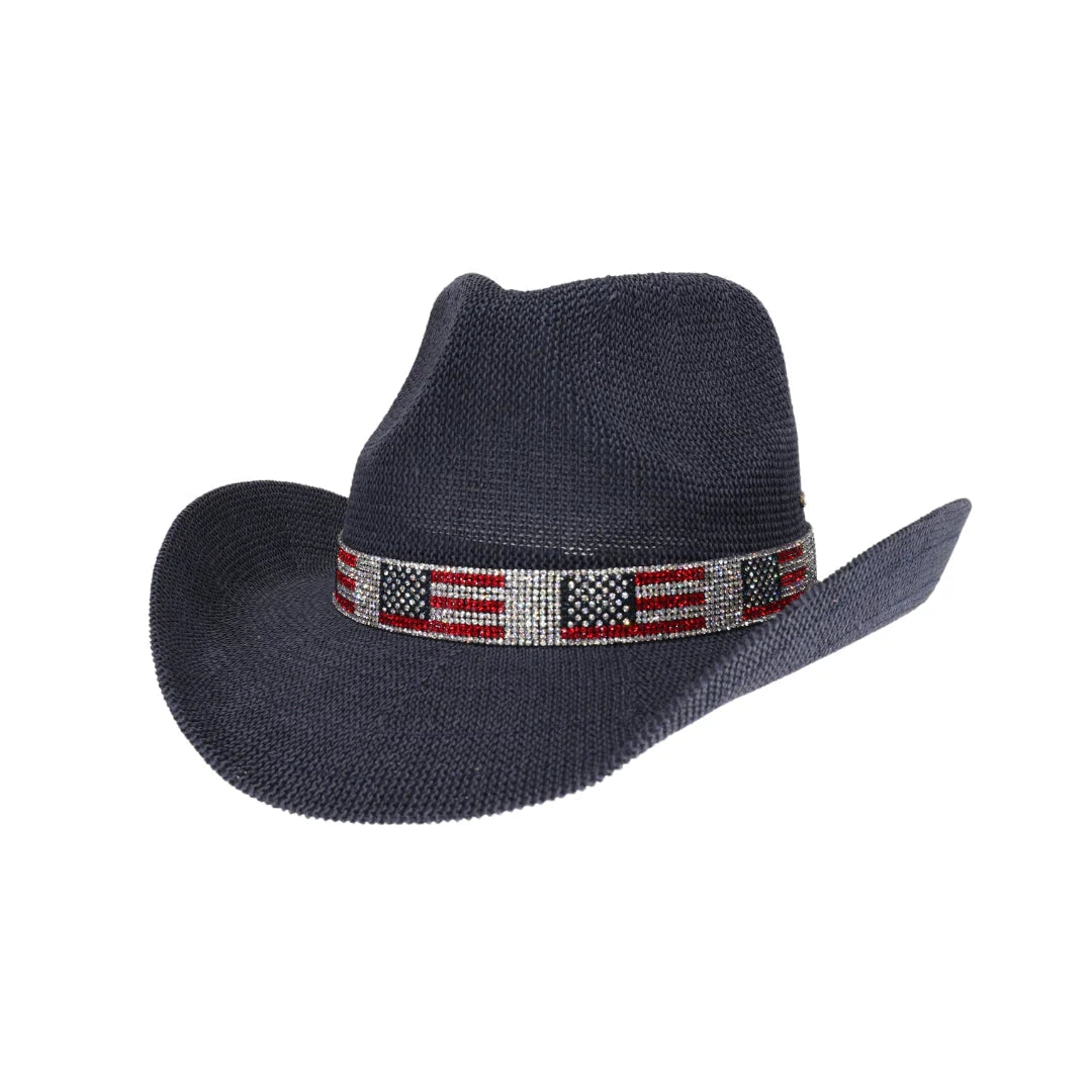 American Flag Fairhope Cowboy Hat - CC Beanie