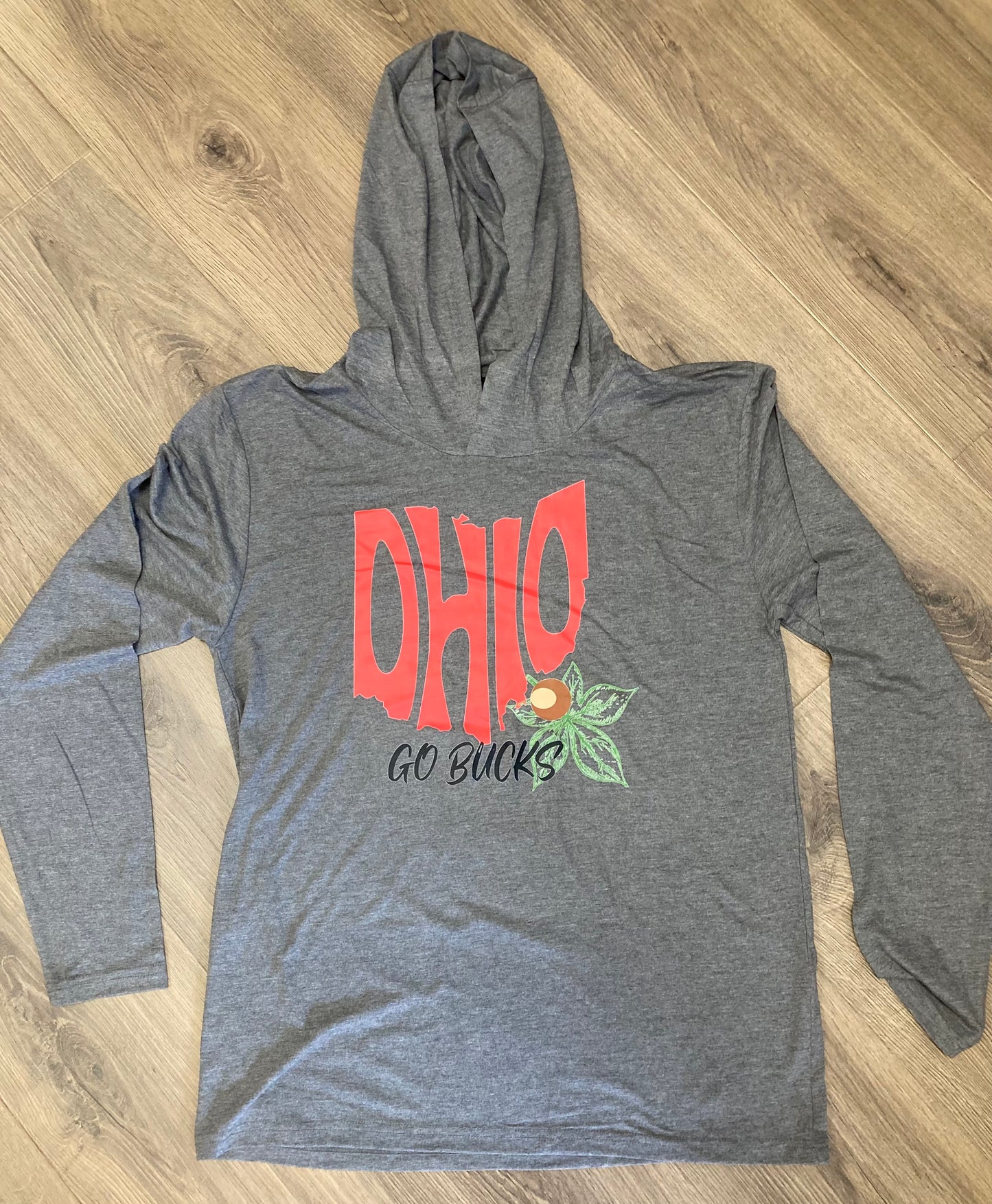 OHIO Go Bucks! Tri Long Sleeve Hoodie