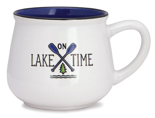On Lake Time Indian Lake Coffee Mug