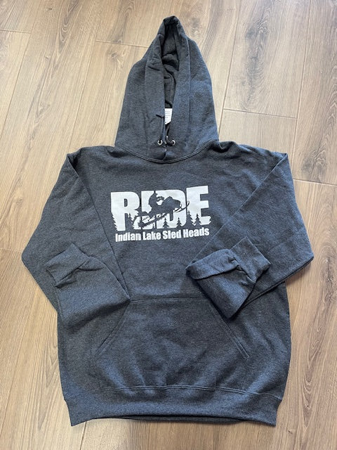 Indian Lake Sled Head "Ride" Hoodie
