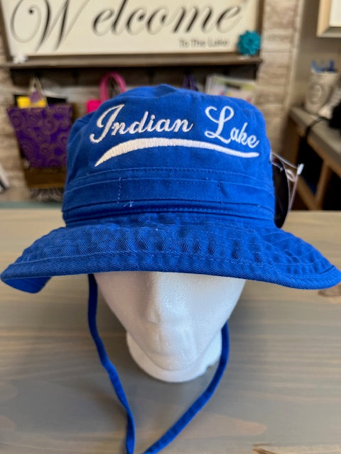 Indian Lake Solid Boone Hat With String (Fitted)