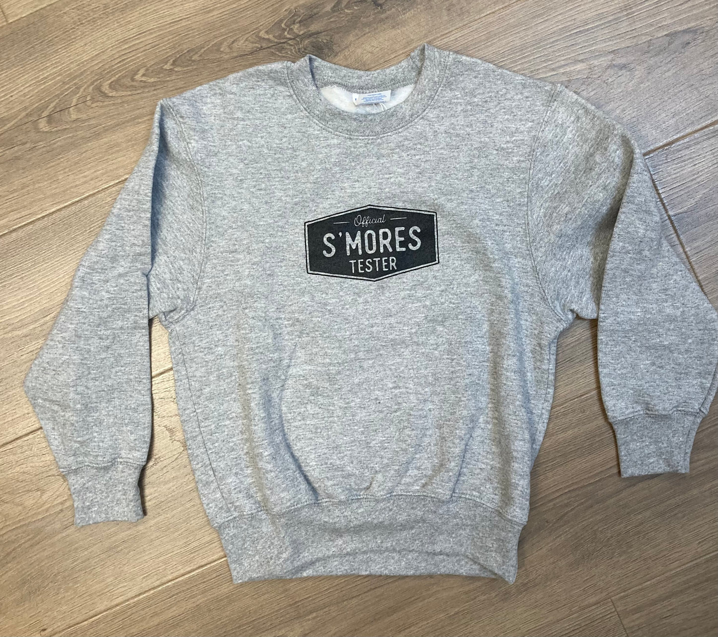 Official S'mores Tester Youth Crewneck