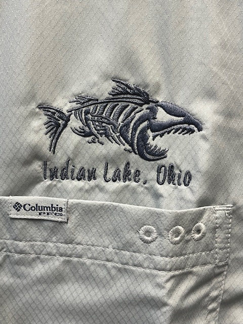 Columbia - PFG Slack Tide™ Camp Shirt with Indian Lake Fish Logo Embroidered