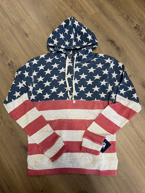 Stars and Stripes Hoodie Sweatshirt