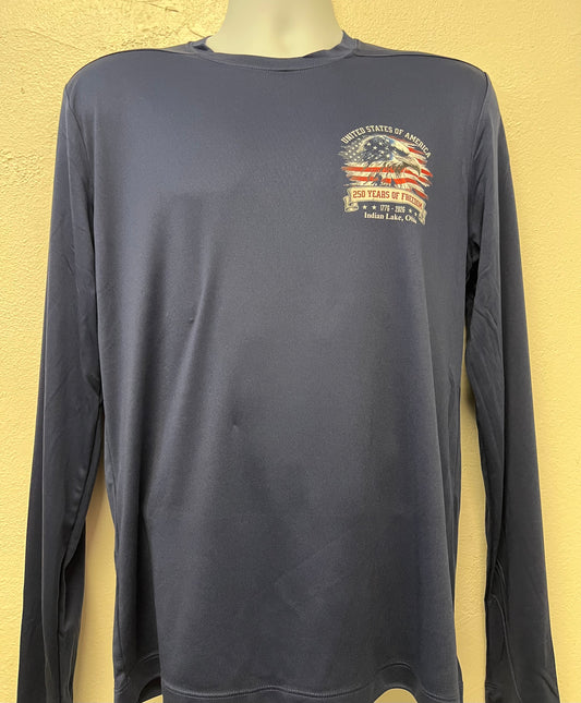 USA Eagle 250 Celebration UV Long Sleeve Tee