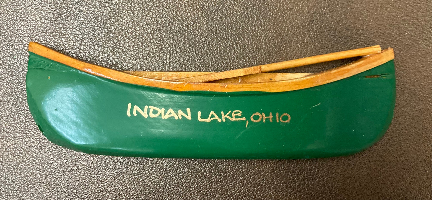 Indian Lake Wood Canoe Magnet
