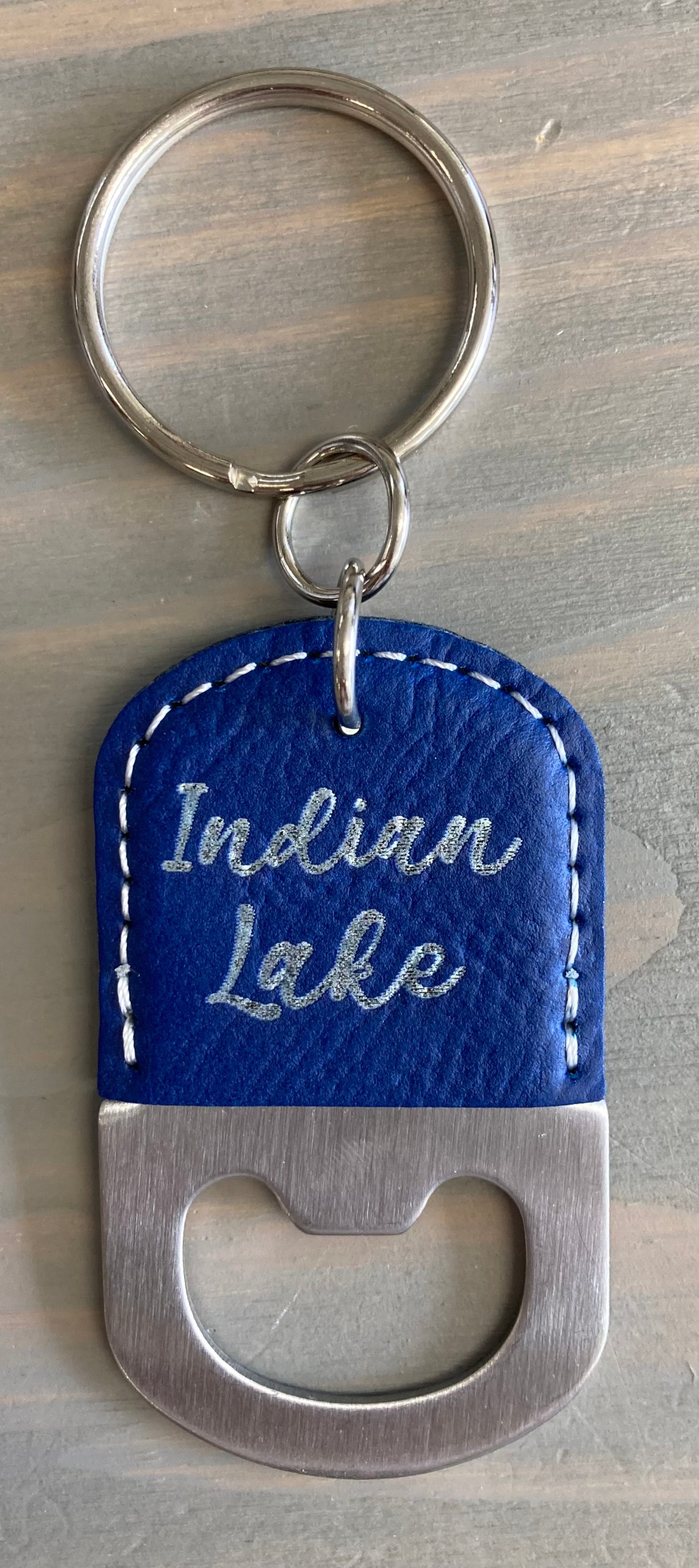 Indian Lake Bottle Opener Key Chain