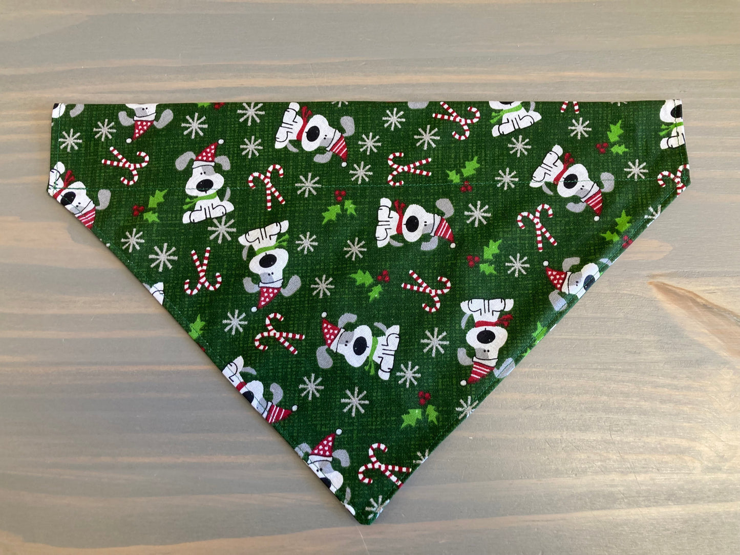 Dog Scarf - Thru the Collar Pet Neck Scarf - Christmas Dogs