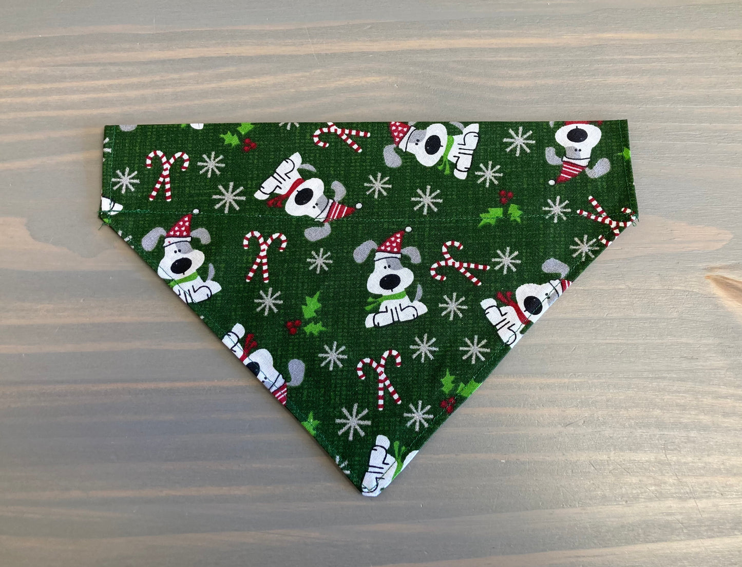 Dog Scarf - Thru the Collar Pet Neck Scarf - Christmas Dogs
