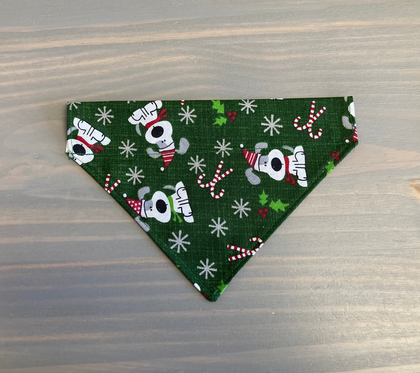 Dog Scarf - Thru the Collar Pet Neck Scarf - Christmas Dogs