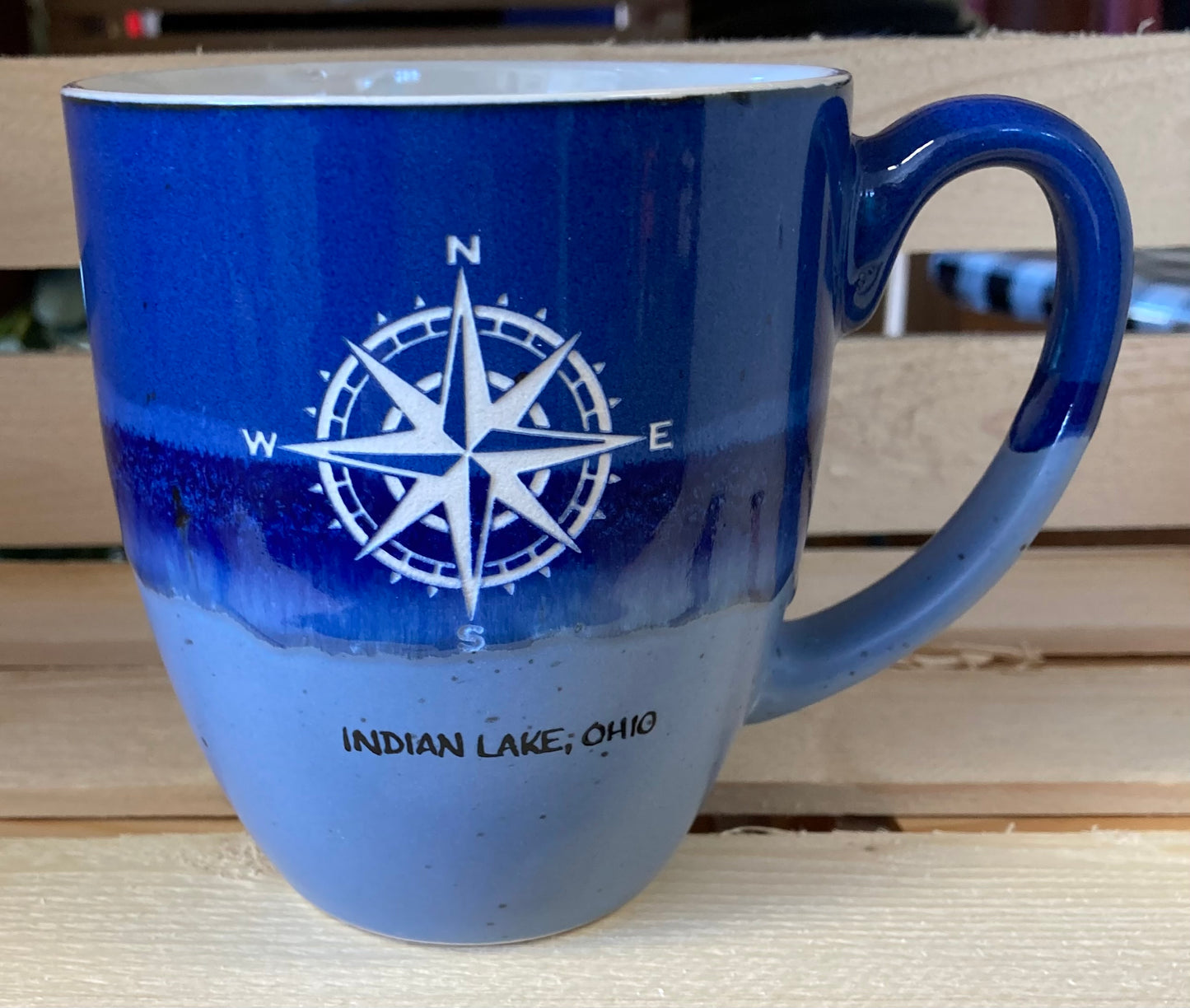 Indian Lake Compass Coffee Mug