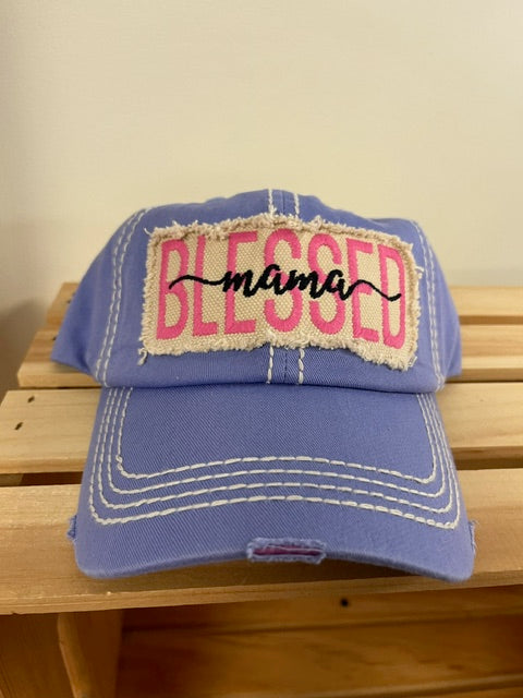 Ball Cap Vintage - Blessed Mama