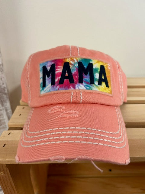Ball Cap Vintage - MAMA Tie Dye