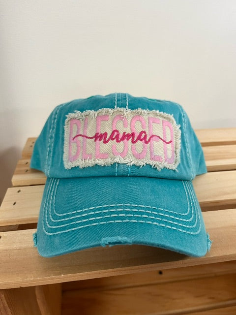 Ball Cap Vintage - Blessed Mama