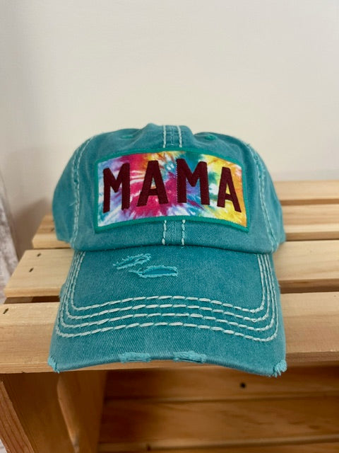 Ball Cap Vintage - MAMA Tie Dye