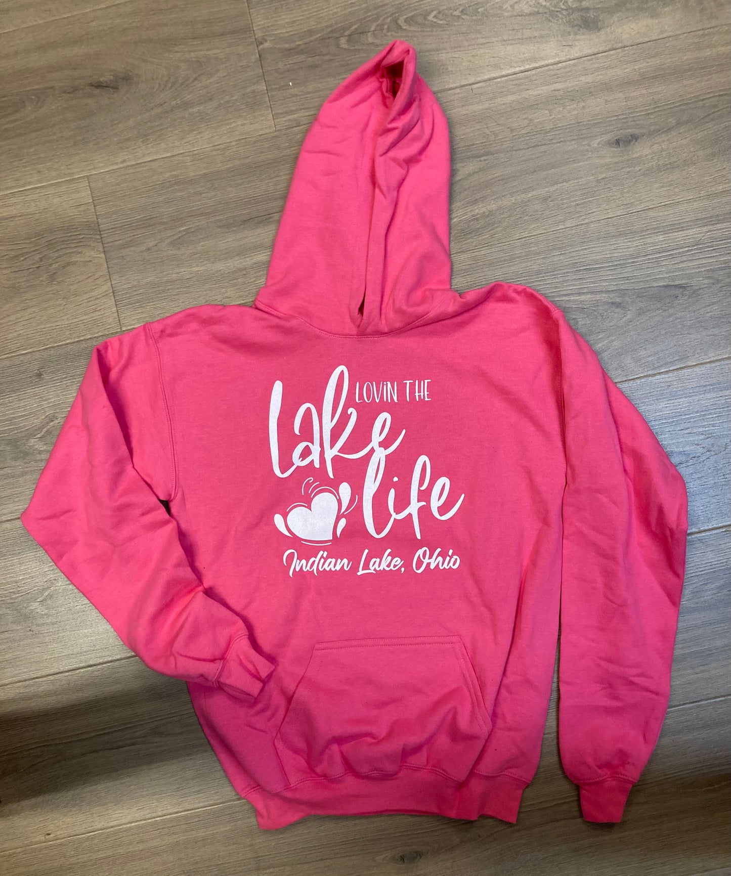Lovin the Lake Life Indian Lake Youth Hoodie