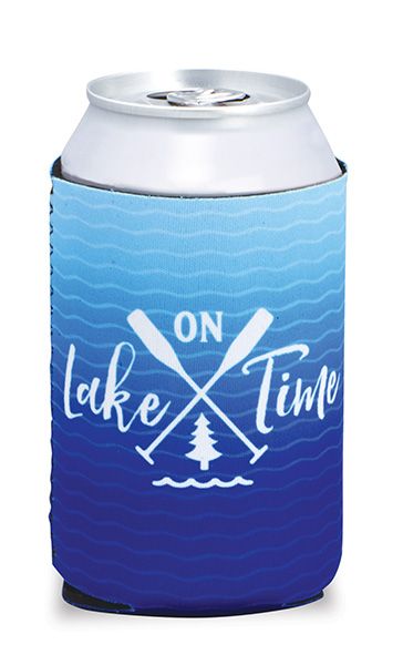 On Lake Time Koozie