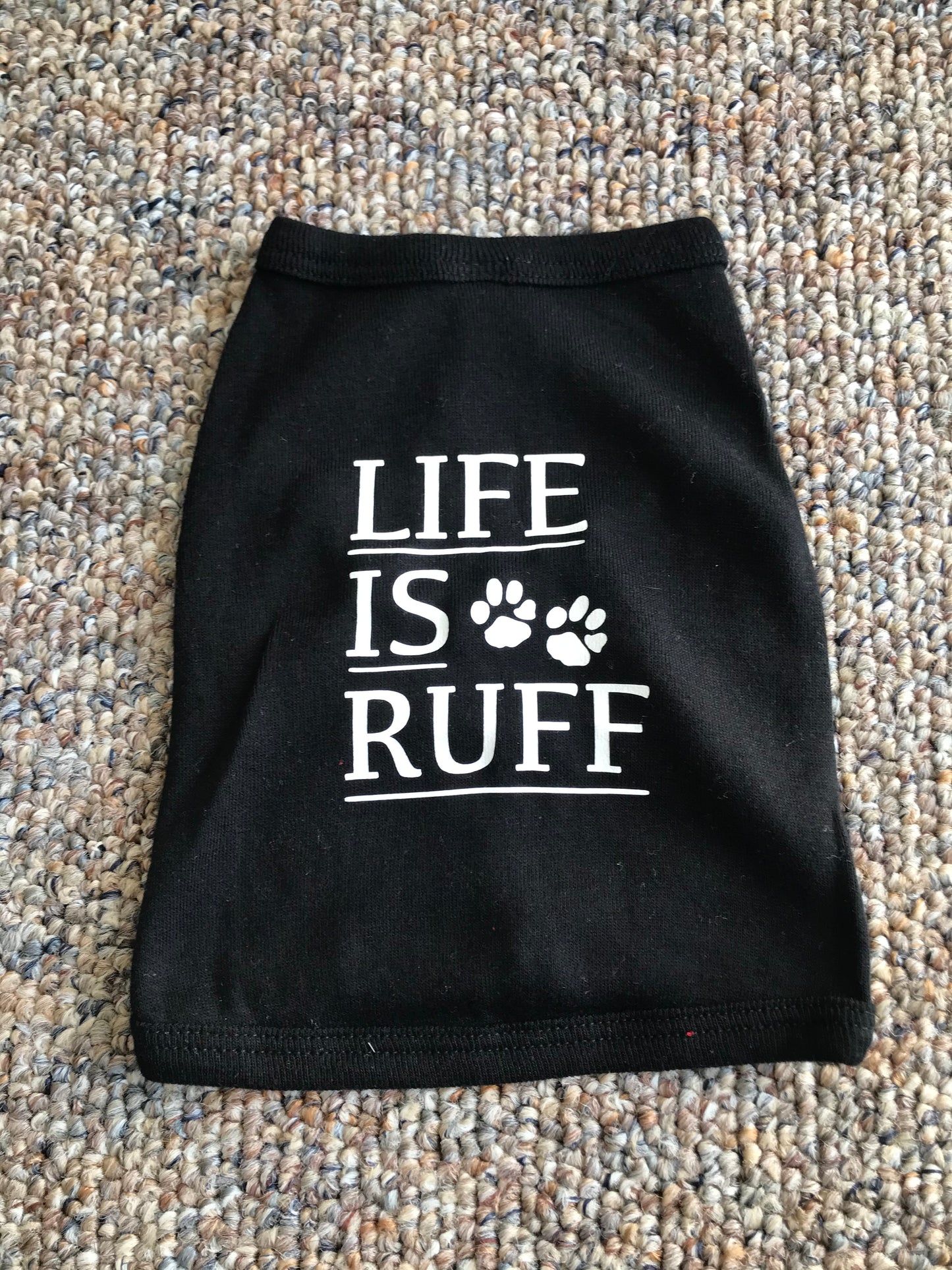 Life is Ruff Dog Shirt, Shirt for Dog, Funny pet shirt