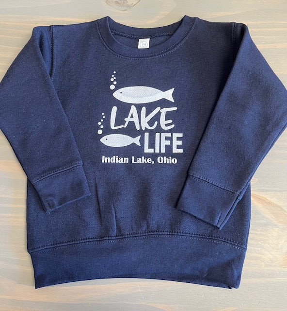 Toddler Crewneck - Lake Life Fish