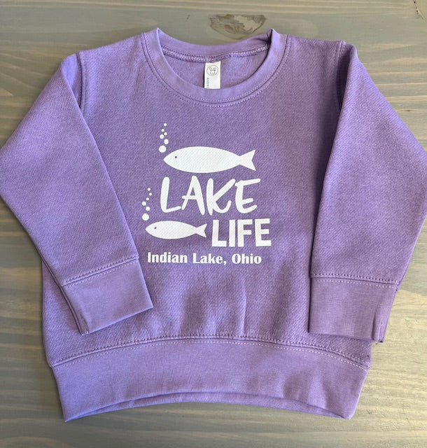 Toddler Crewneck - Lake Life Fish