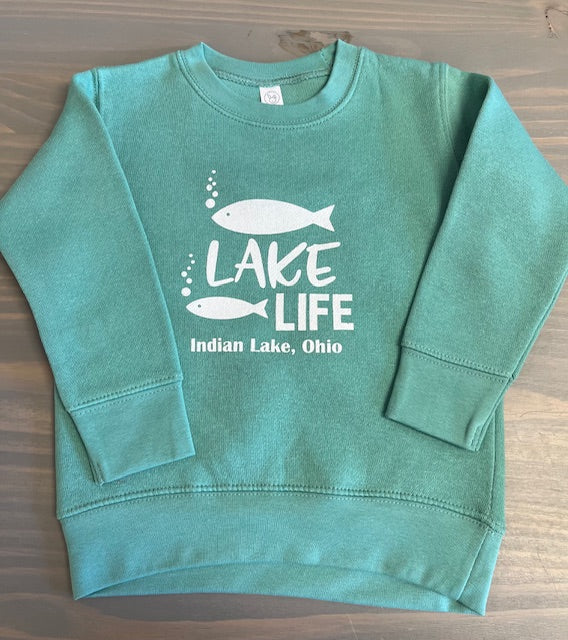 Toddler Crewneck - Lake Life Fish