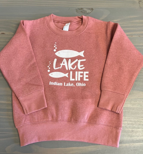 Toddler Crewneck - Lake Life Fish