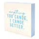 Lake Dreams Word Block - Anything You Canoe