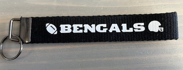 Wristlet Key Chain - Bengals